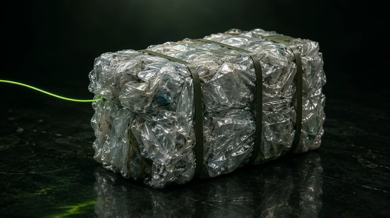 Recovered film bale