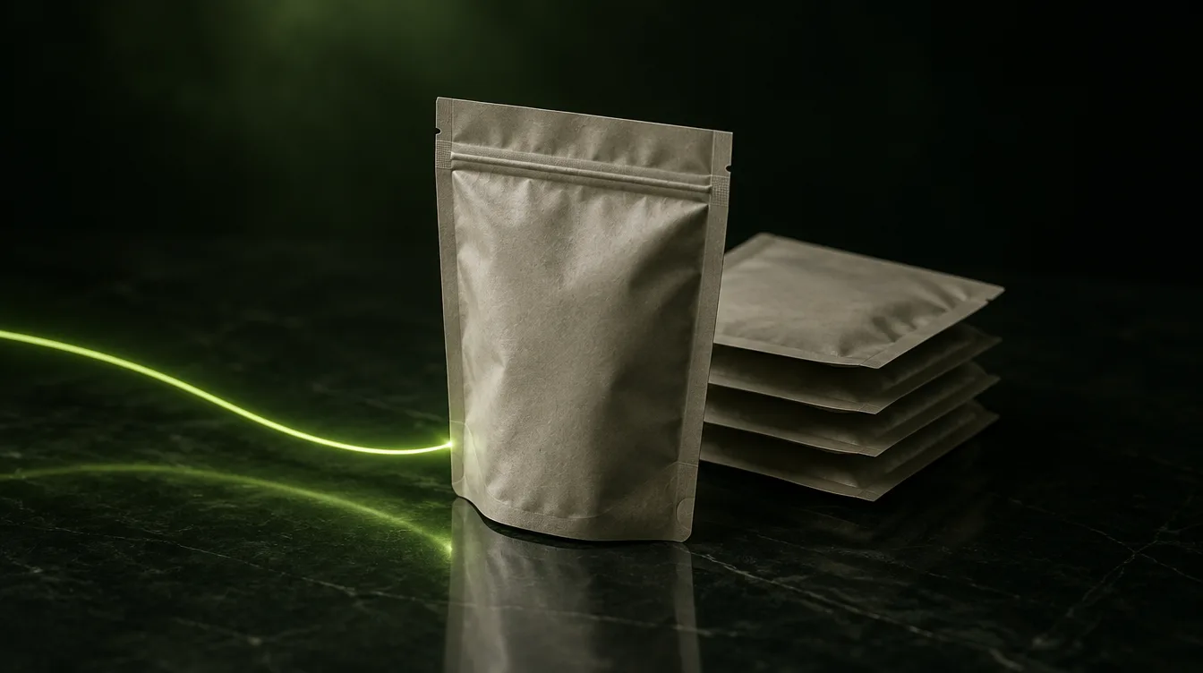 New pouches made from recycled film